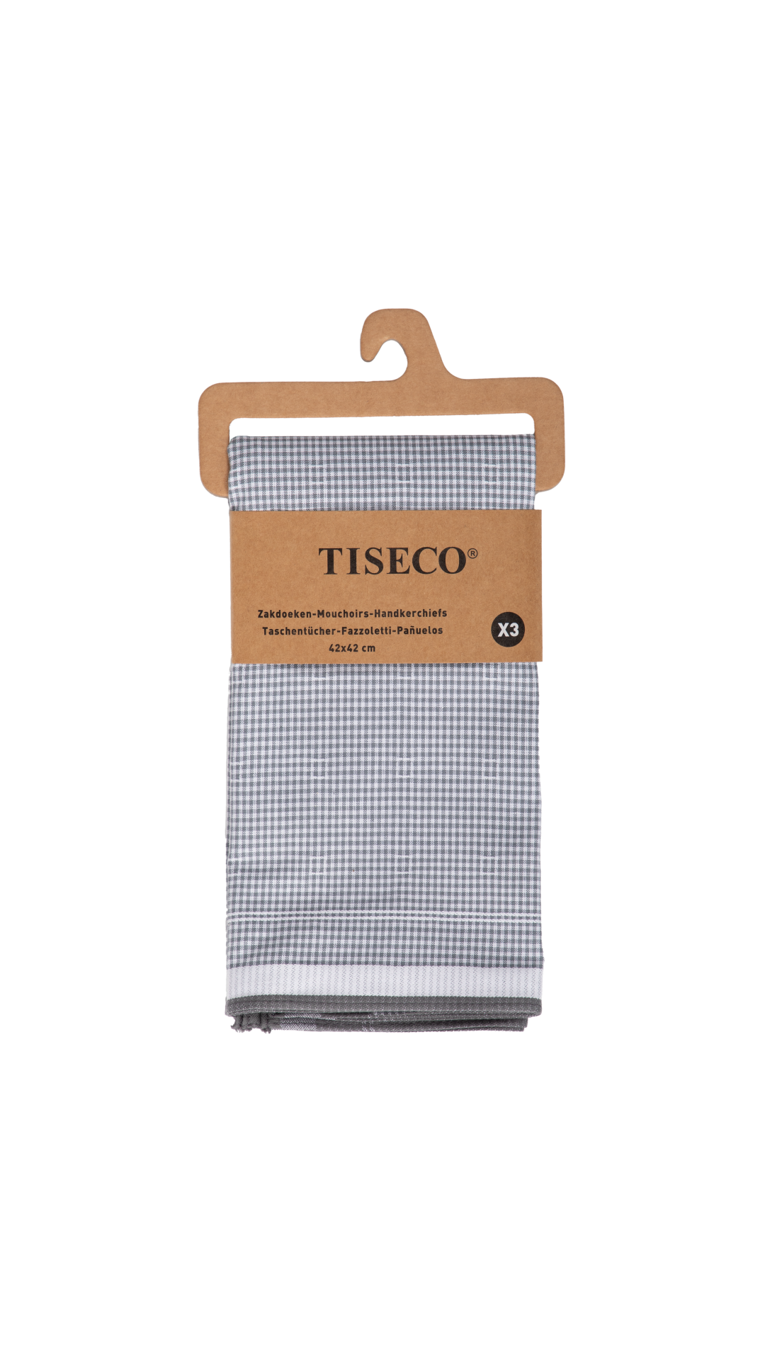 HERENZAKDOEKEN REGAL 4 - GREY