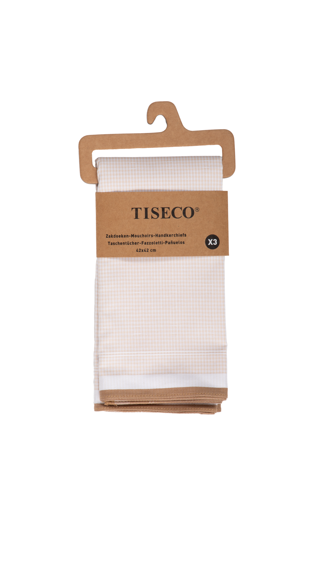 HERENZAKDOEKEN REGAL 4 - INDIAN TAN