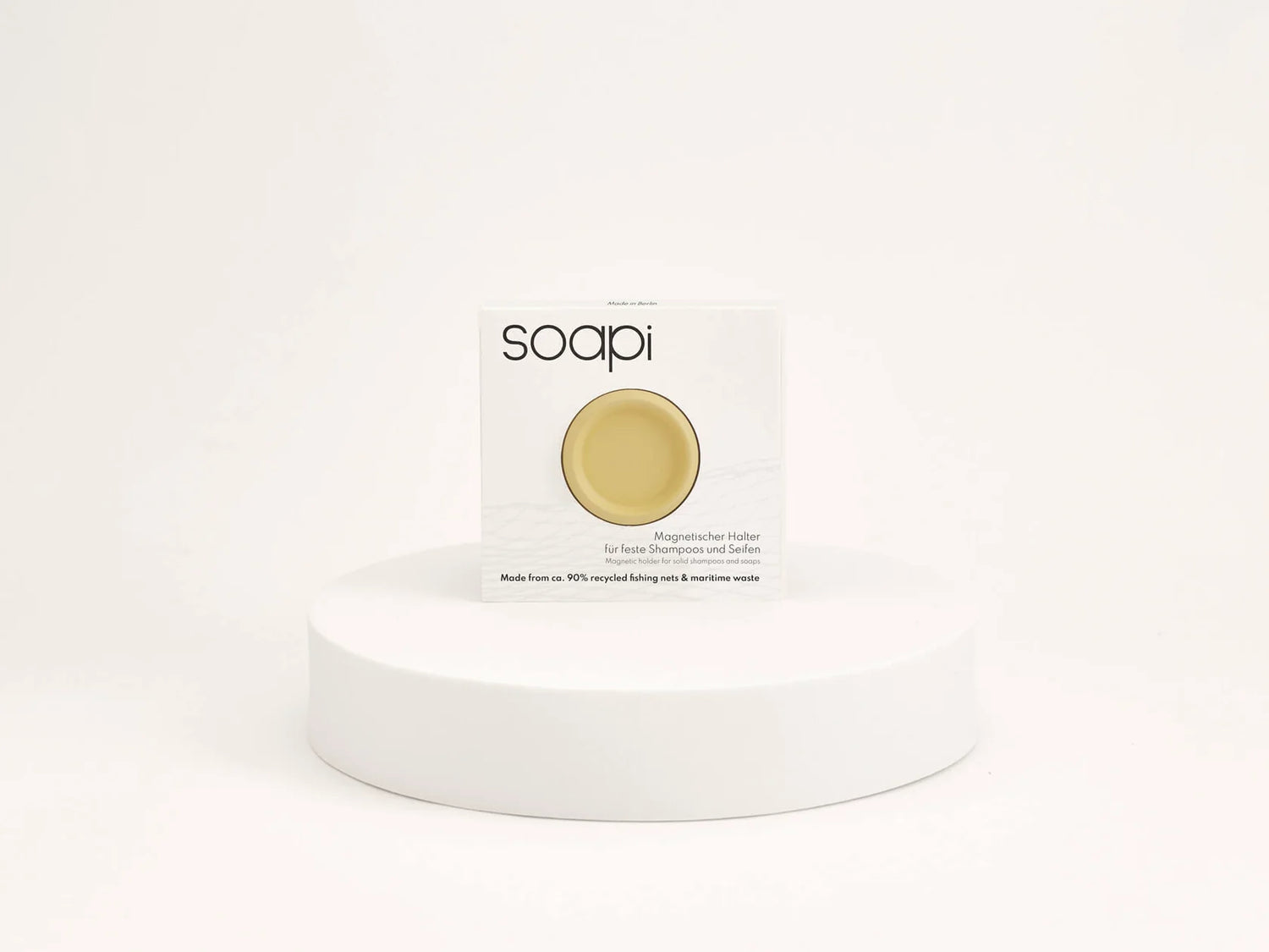 MAGNETISCHE ZEEPHOUDER - GEEL