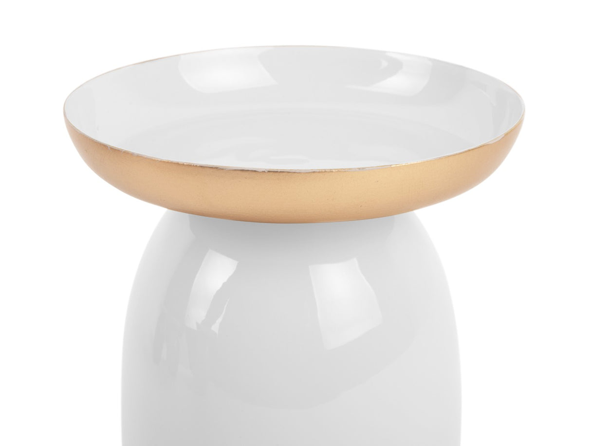 PILLAR KAARSENHOUDER MILA - WIT SMALL