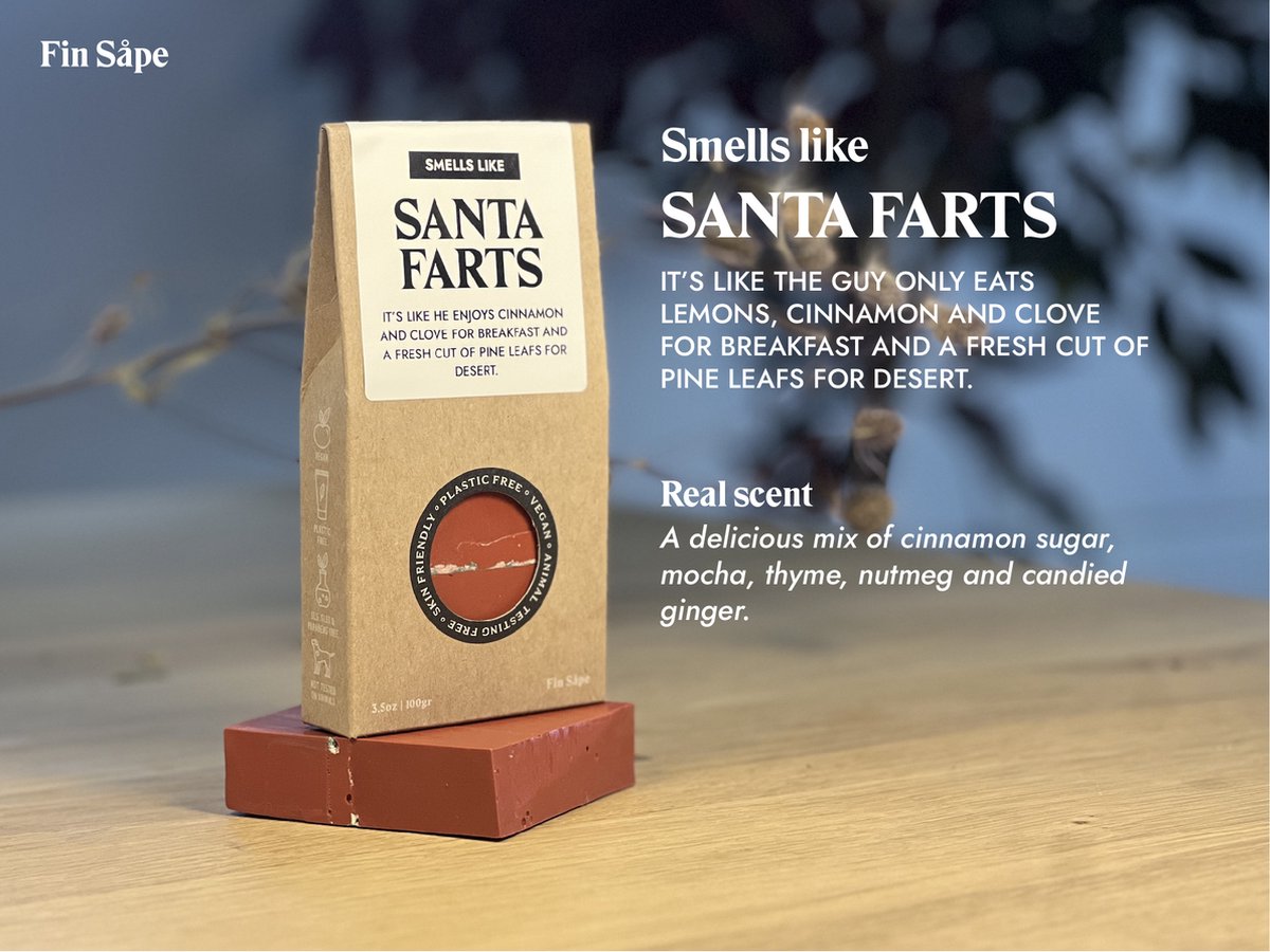 SOAP BAR - SMELLS LIKE SANTAH FARTS