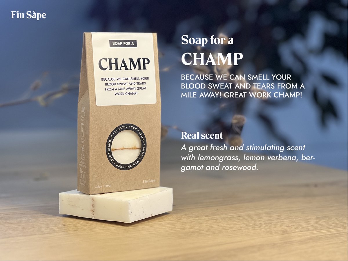 SOAP BAR - FOR A CHAMP