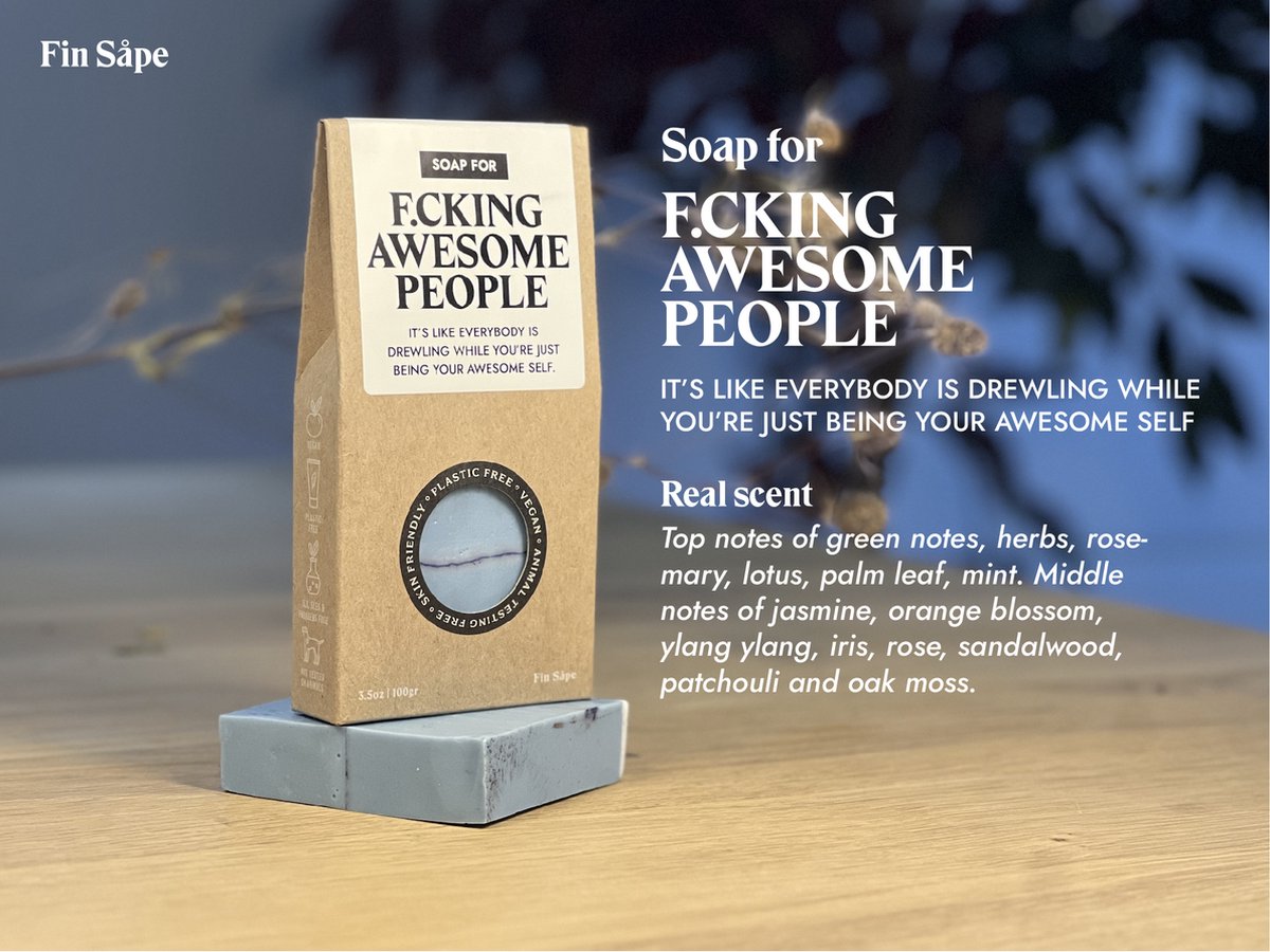 SOAP BAR - FOR F*CKING AWESOME PEOPLE