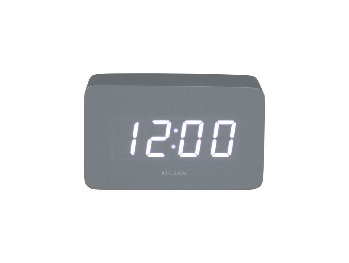 ALARM CLOCK SPRY TUBE - MOUSE GREY
