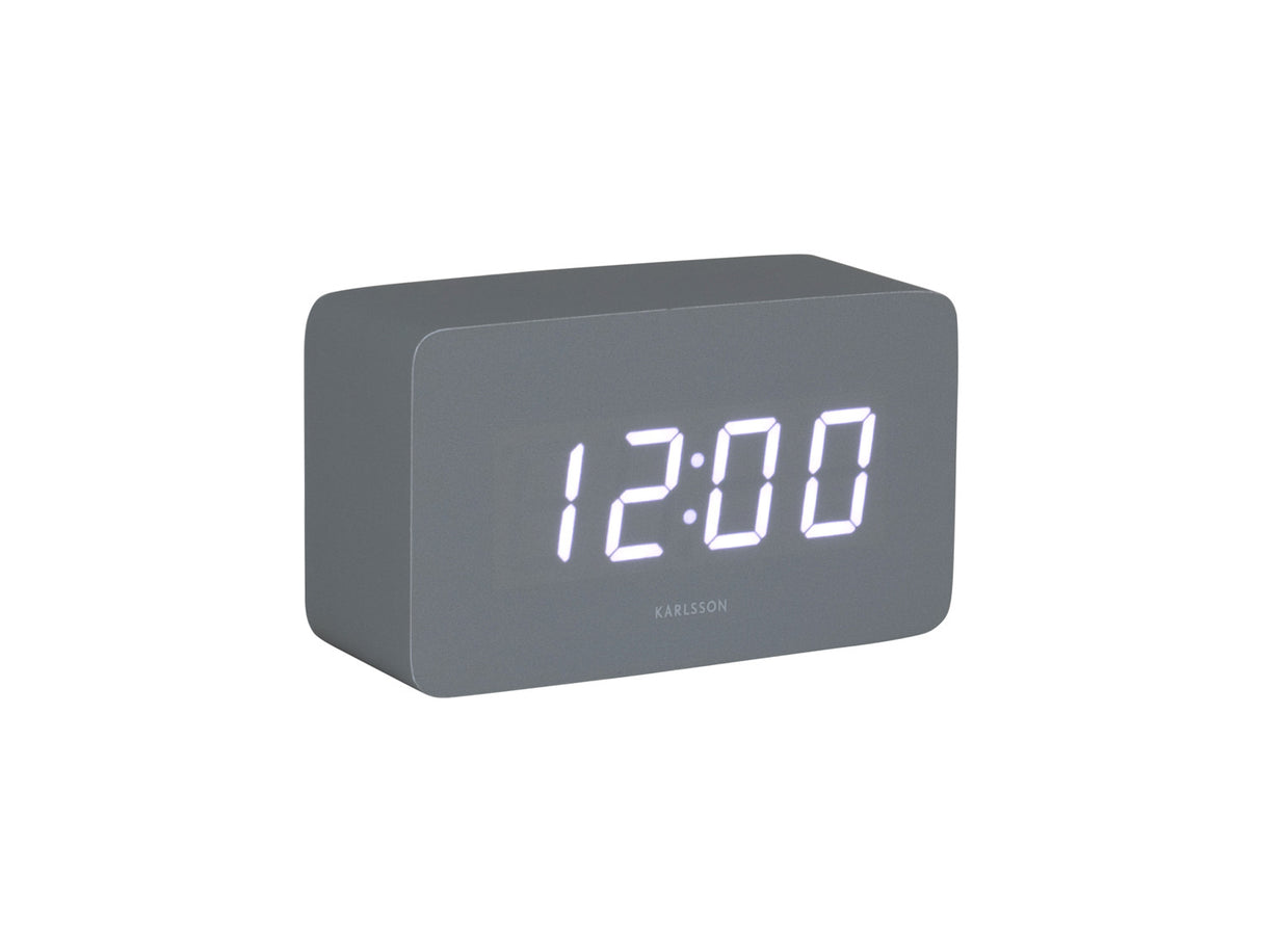 ALARM CLOCK SPRY TUBE - MOUSE GREY
