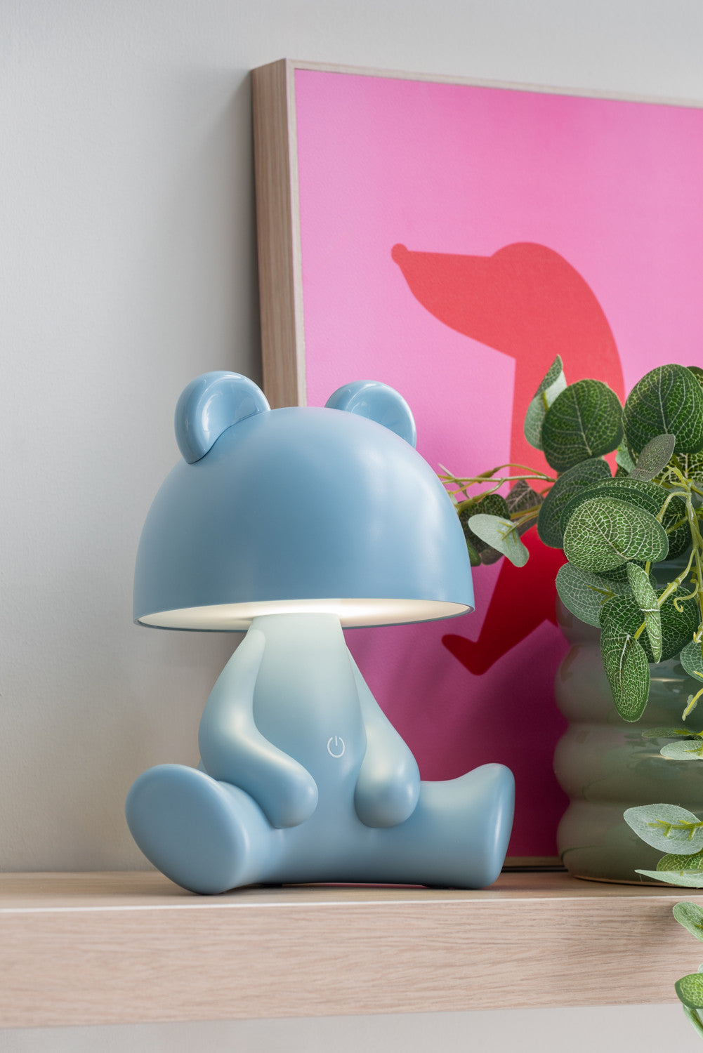 TABLE LAMP BEAR - LIGHT BLUE