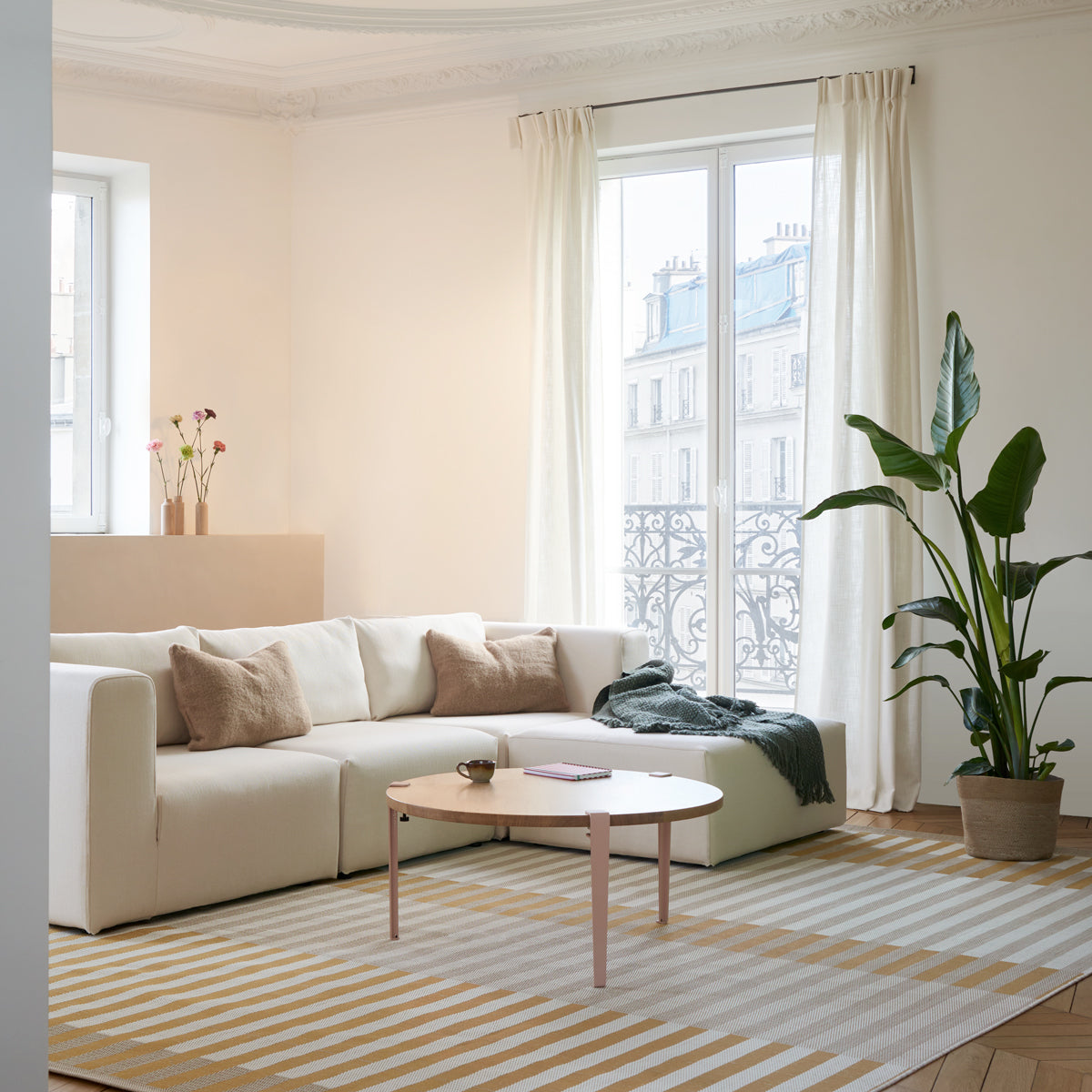 BRIDGE SOFA MET CHAISE LONGUE