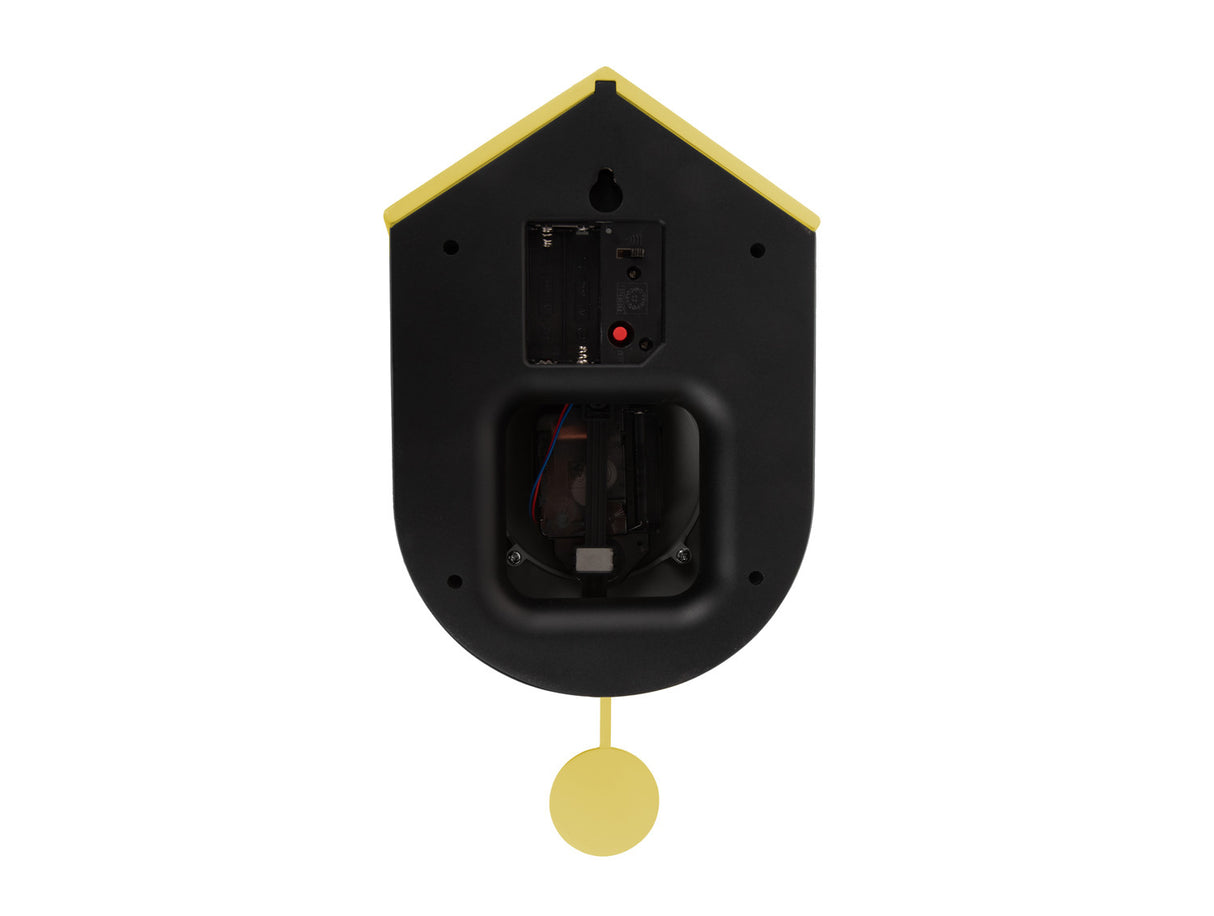 GRATO CUCKOO WANDKLOK - OCHRE YELLOW & SOFT YELLOW