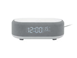 VOGUE ALARM CLOCK + SPEAKER + PHONE CHARGER - GRIJS