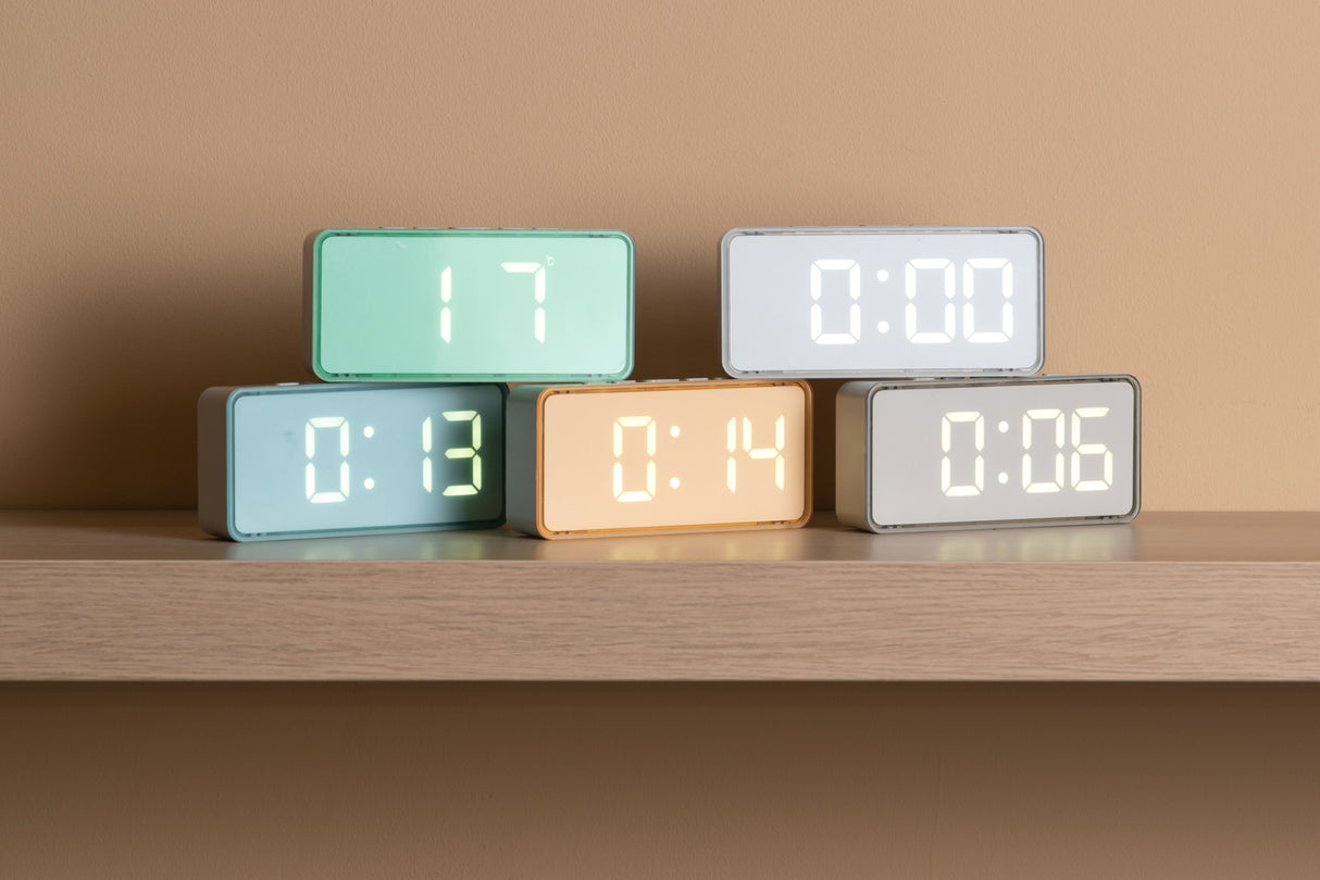AUDAZ ALARM CLOCK - GEEL