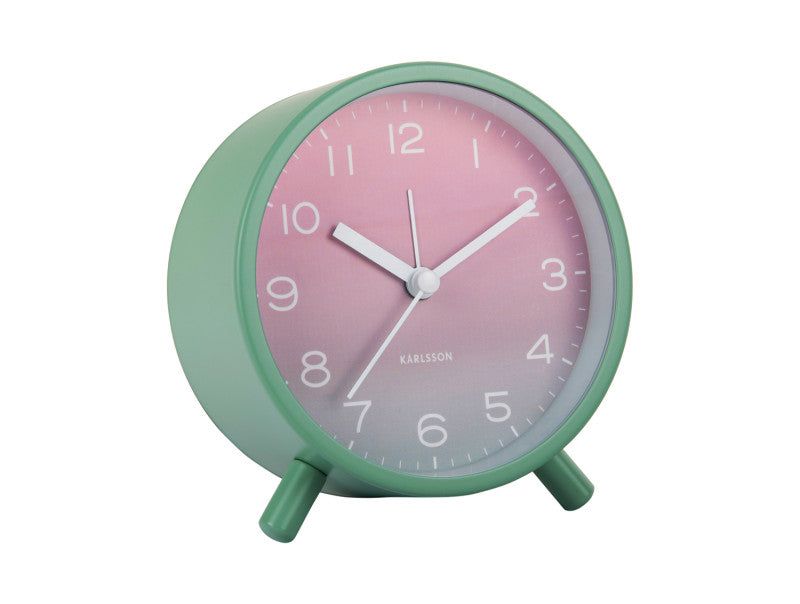 GRADIENT ALARM CLOCK - GROEN
