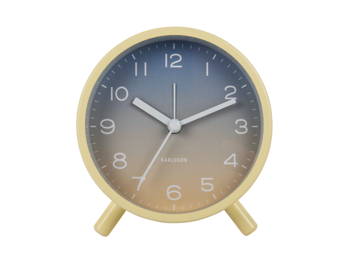 GRADIENT ALARM CLOCK - GEEL