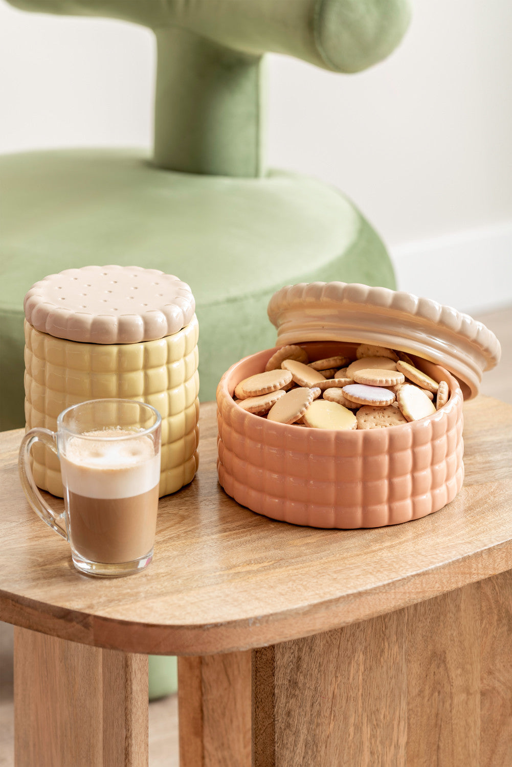 BISCUIT BOX - SOFT YELLOW