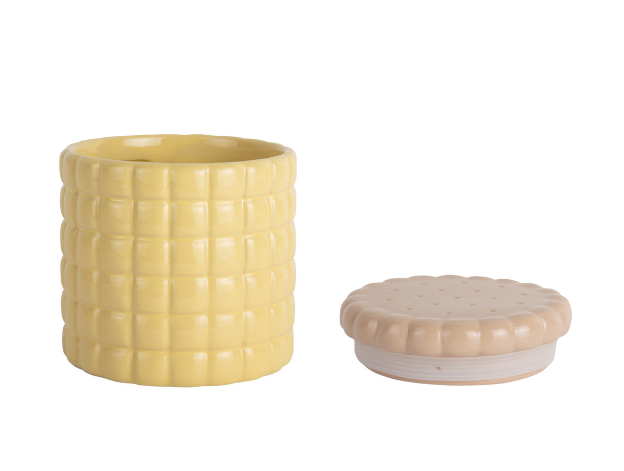 BISCUIT BOX - SOFT YELLOW