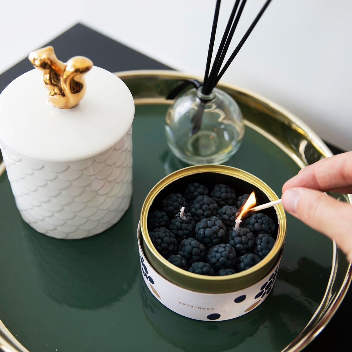 CINNAMON BLACKBERRY GEURKAARS