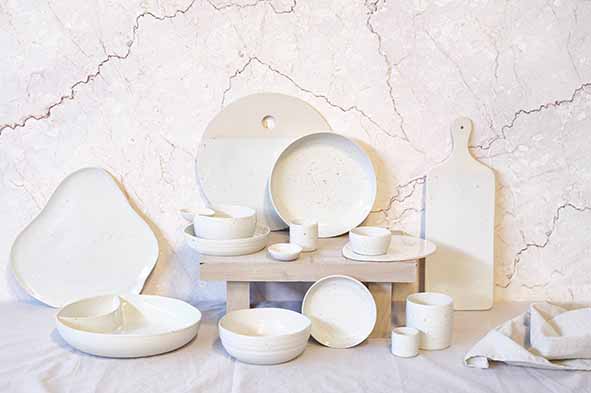 AMUSE QUARTZ - SERVEERSCHAAL ROND 29 CM