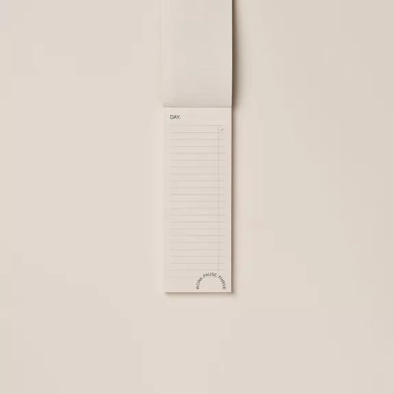 DAILY TO DO LIST - TAUPE