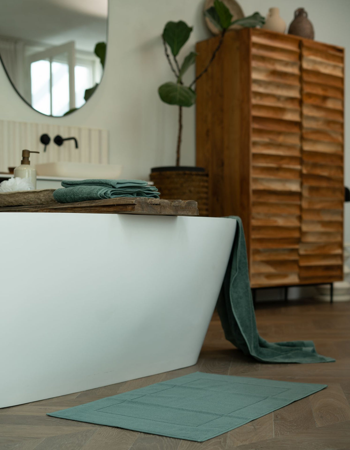 DELUX BADTAPIJT - GROEN