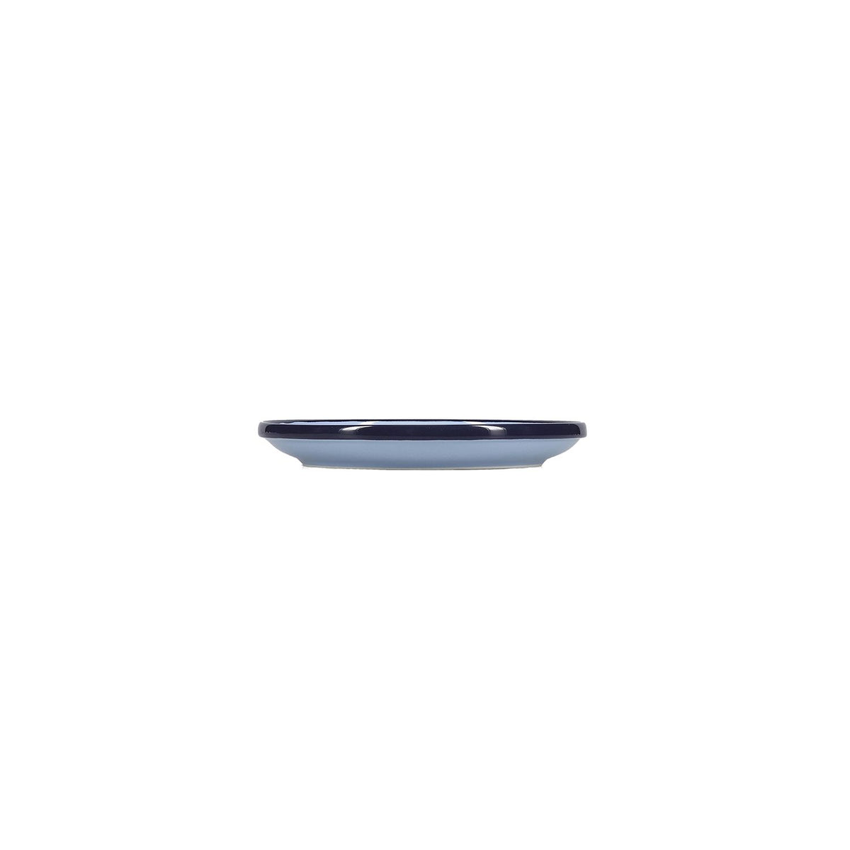 PLAT BORD 18 CM - DUO BLAUW