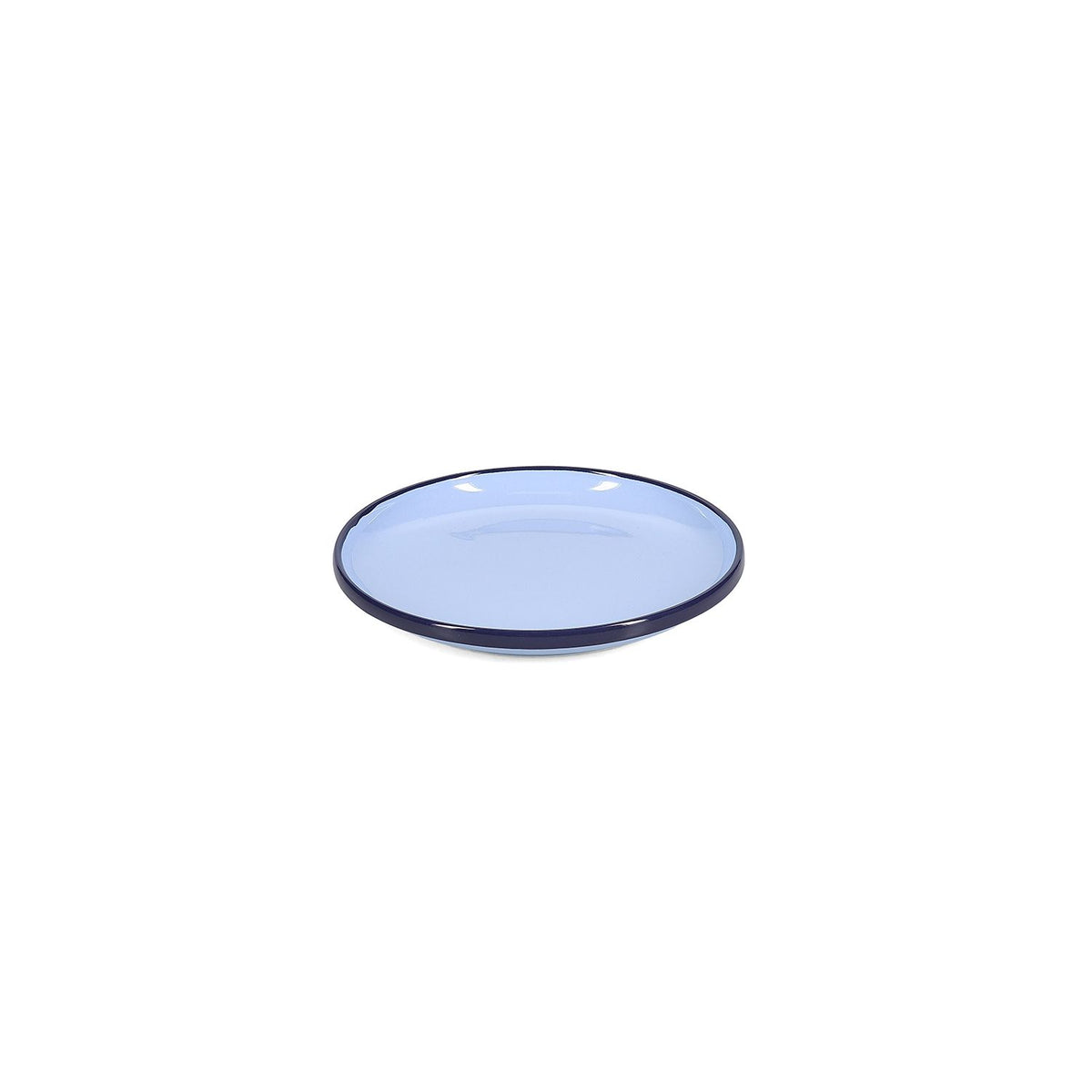 PLAT BORD 18 CM - DUO BLAUW