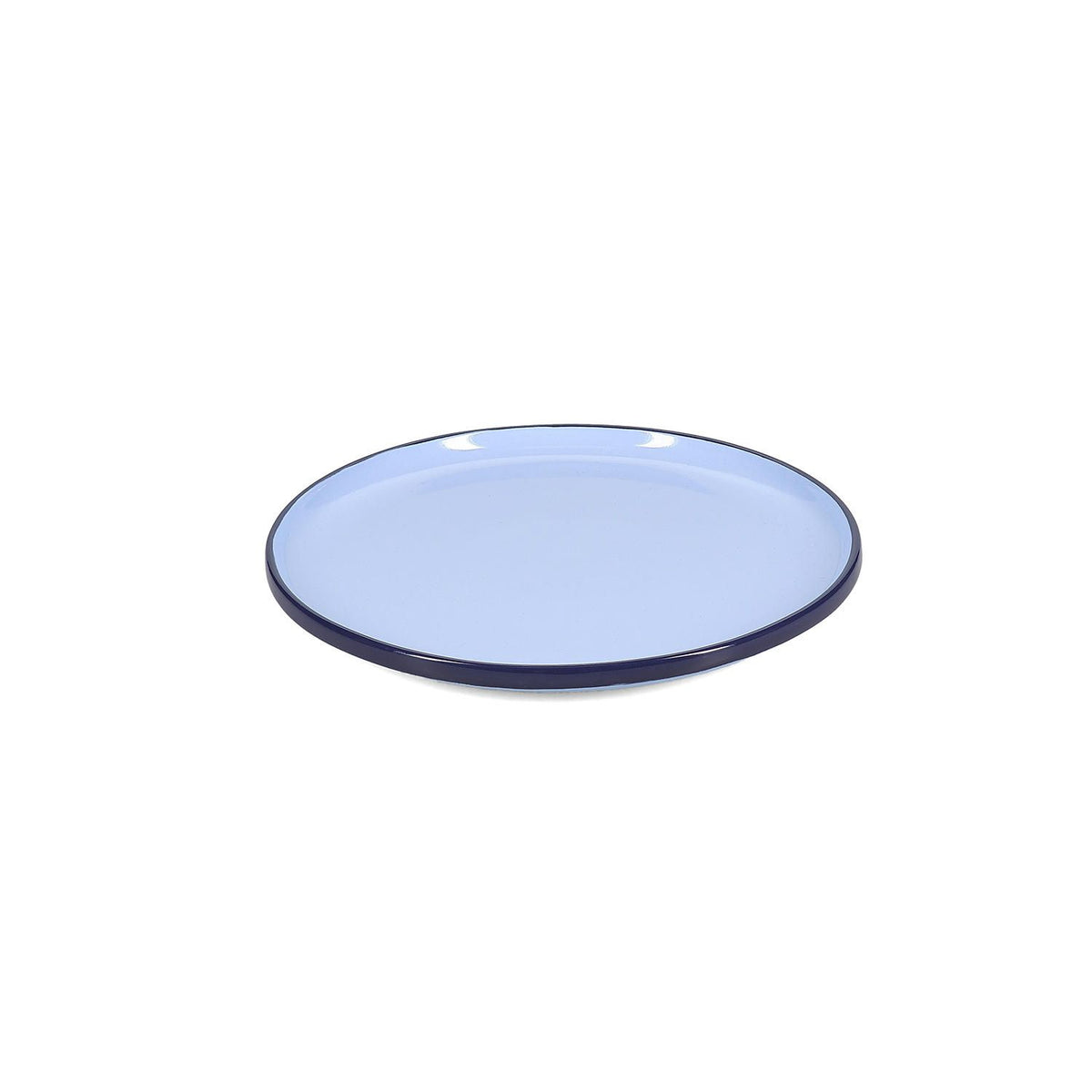 PLAT BORD 26 CM - DUO BLAUW