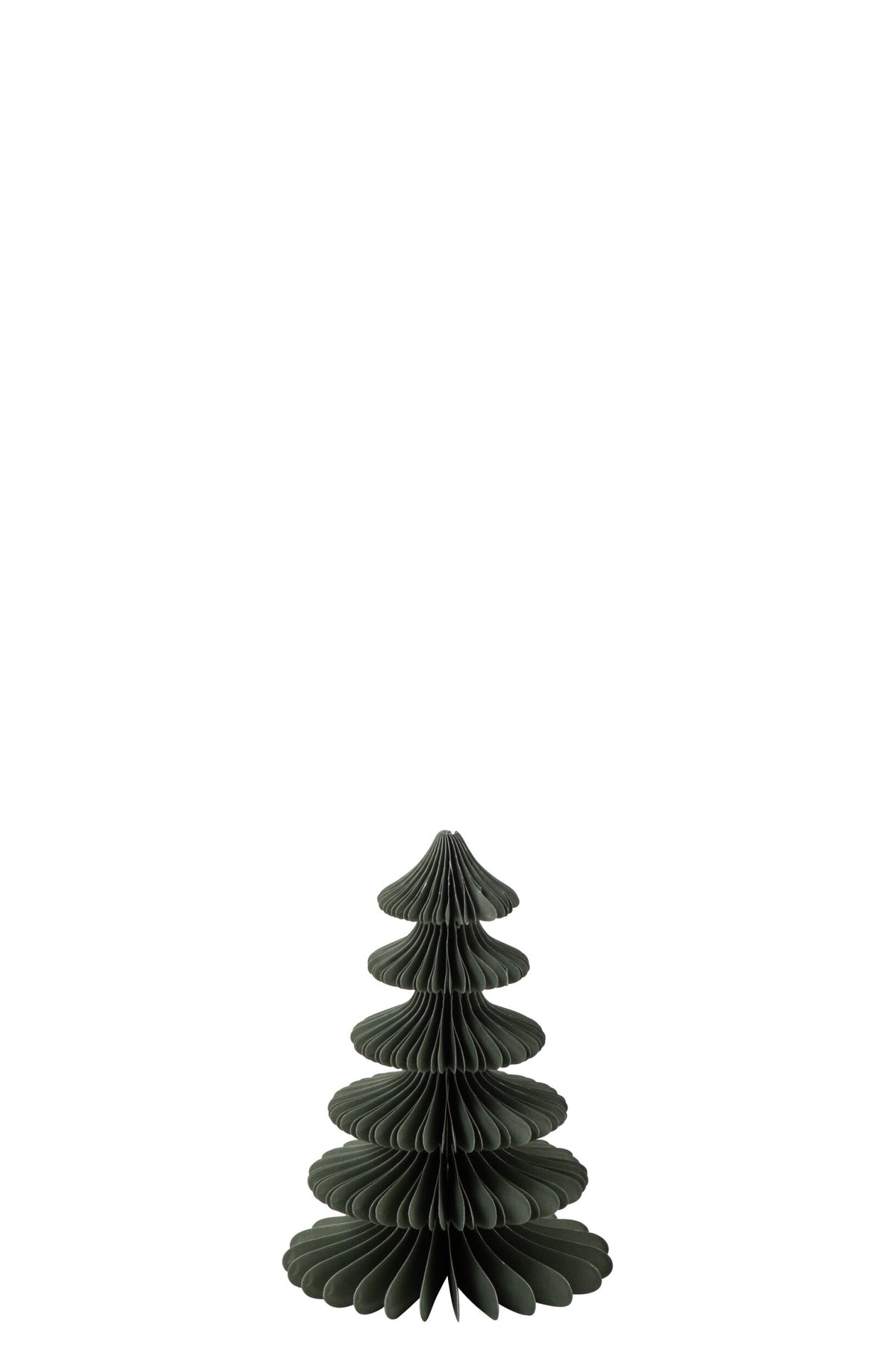 PAPIEREN KERSTBOOM - DONKERGROEN