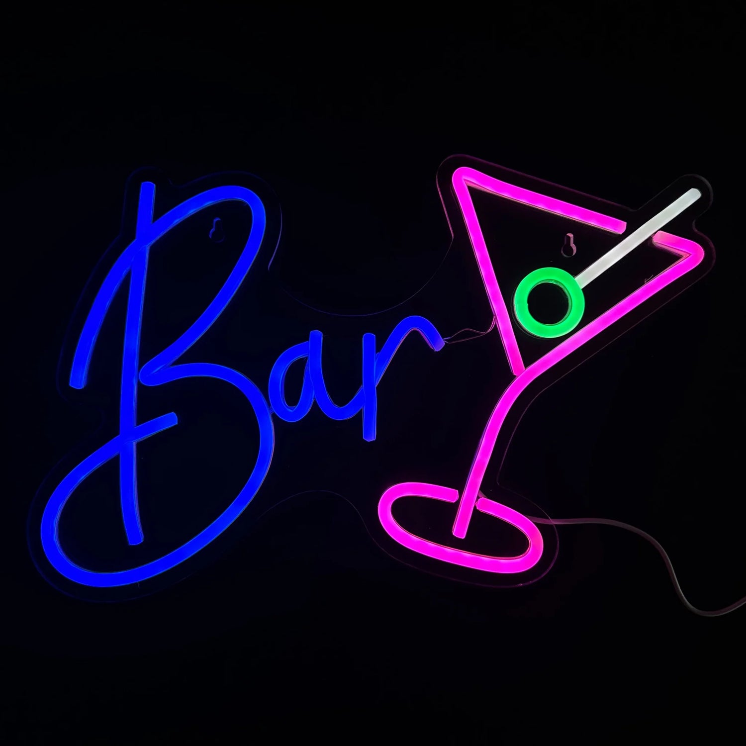 NEON LAMP - BAR COCTAILGLAS