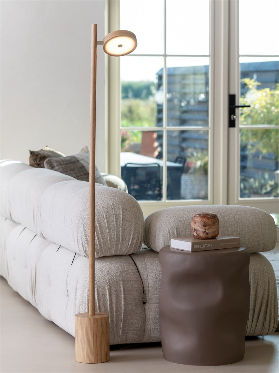 OKINAWA STAANDE LAMP - 1 SHADE - ASH NATURAL