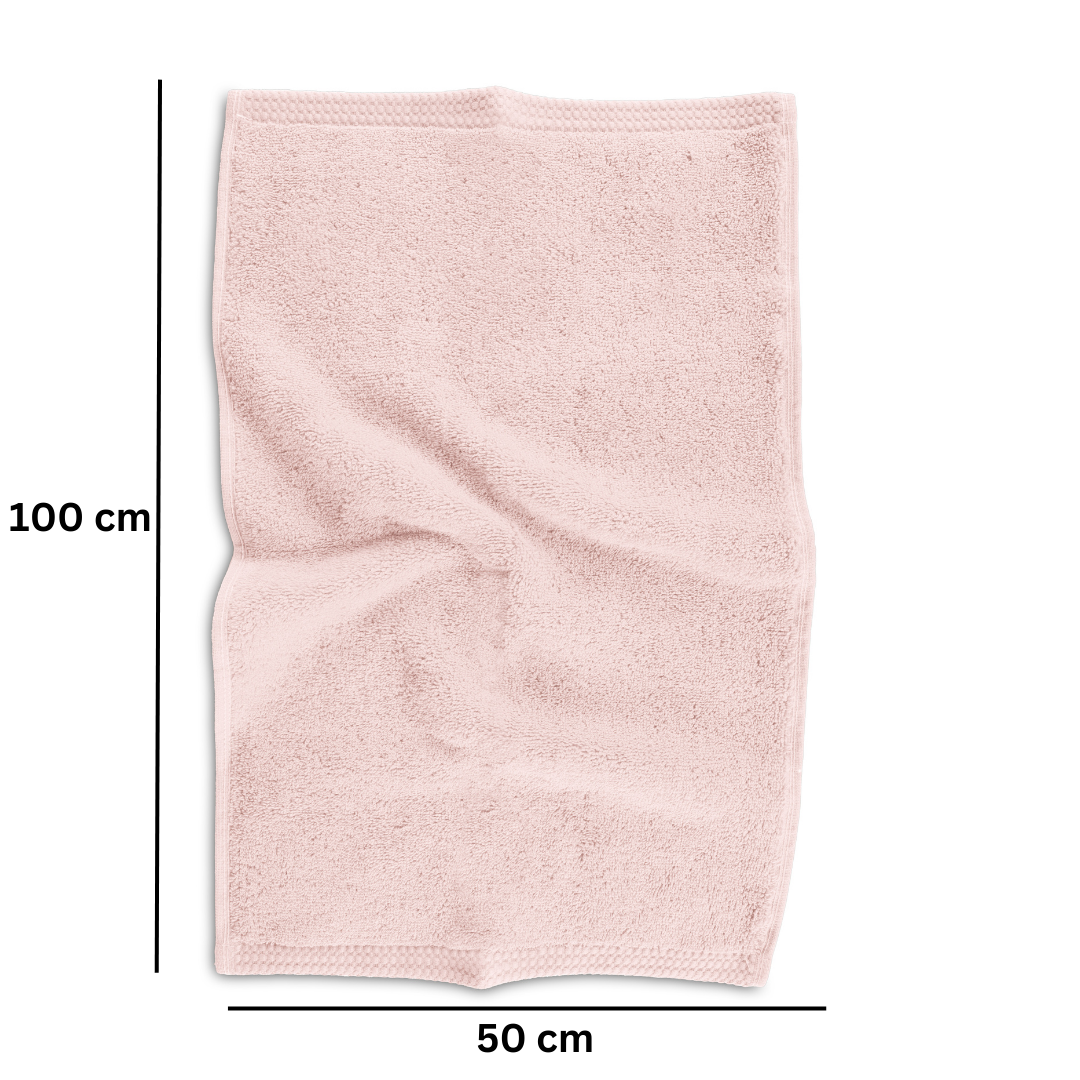 DELUX BADHANDDOEK 50x100 - SOFT PINK