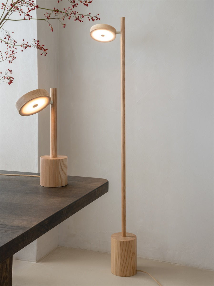 OKINAWA STAANDE LAMP - 1 SHADE - ASH NATURAL
