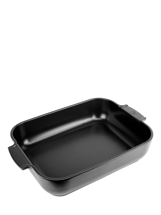 APPOLIA RECHTHOEKIGE OVENSCHAAL - ZWART