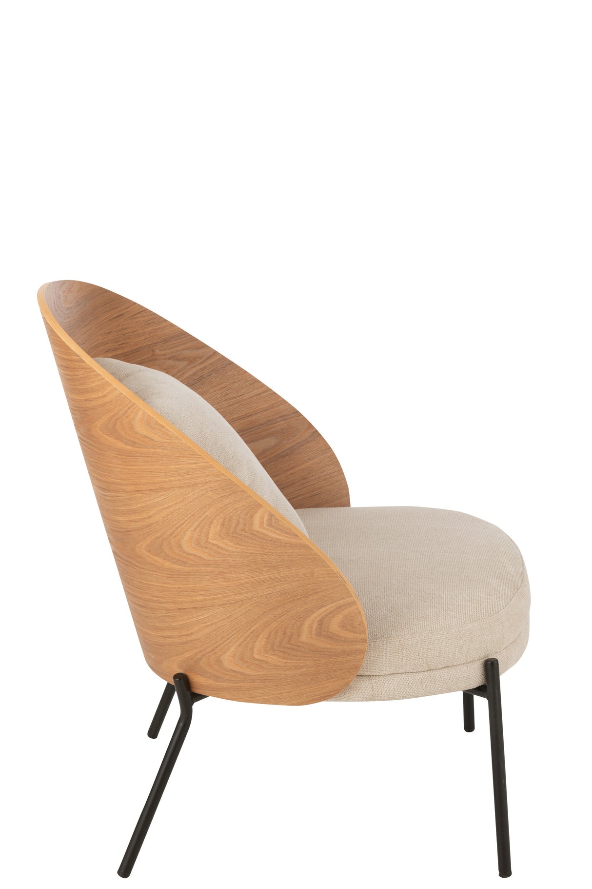 COSY LOUNGESTOEL - NATURAL/BEIGE