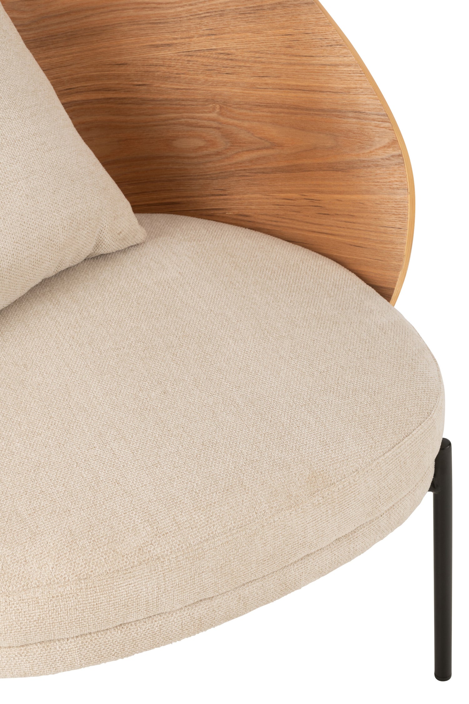 COSY LOUNGESTOEL - NATURAL/BEIGE