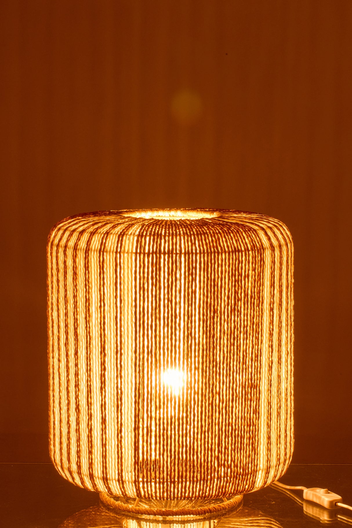 TAFELLAMP TOUW - WIT/NATUREL