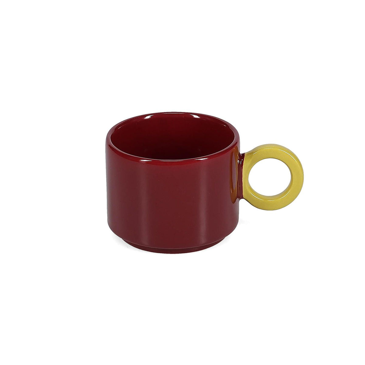 MOK LOU - BURGUNDY / MUSTARD YELLOW