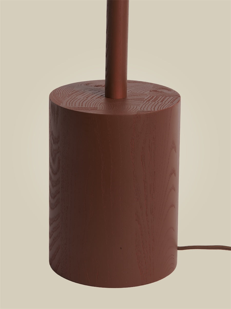 OKINAWA STAANDE LAMP - 1 SHADE - ASH TERRA BROWN
