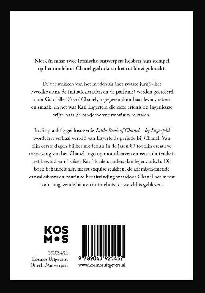 LITTLE BOOK OF CHANEL - by KARL LAGERFELD