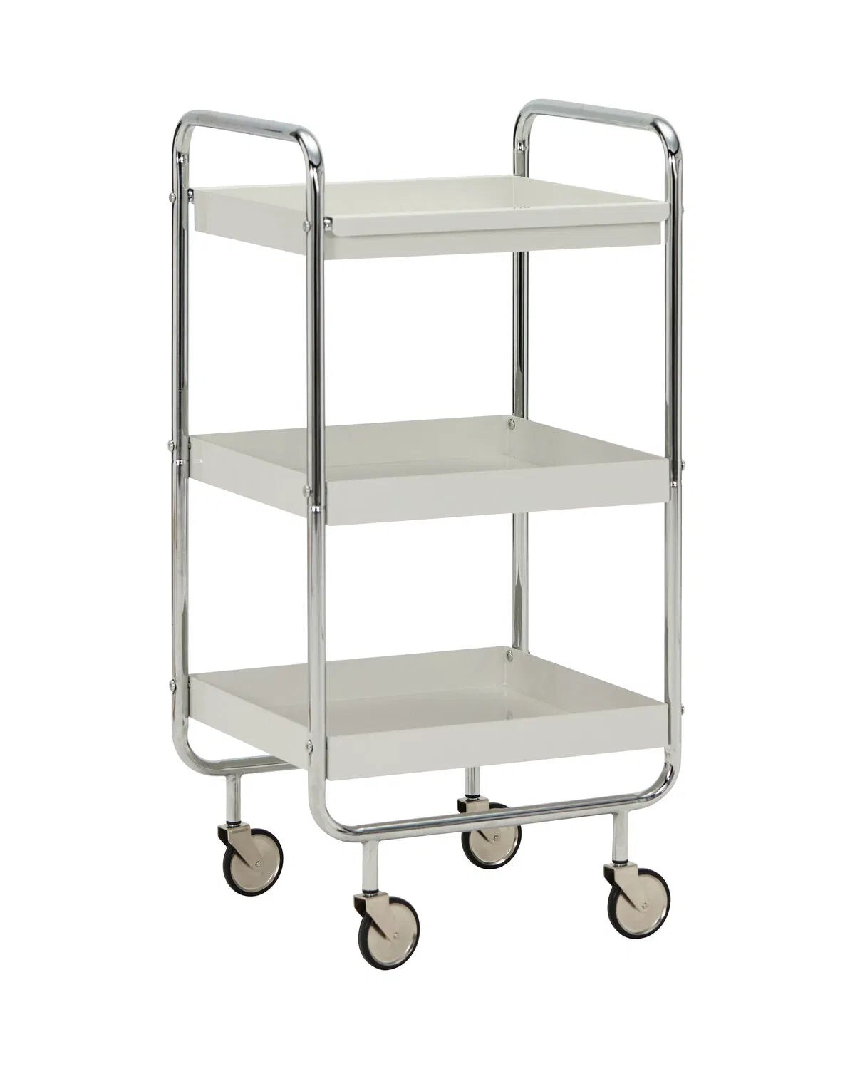 TROLLEY - OFFWHITE / CHROME