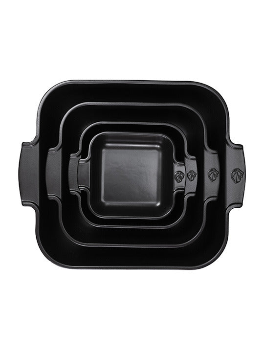 APPOLIA VIERKANTE OVENSCHAAL - ZWART