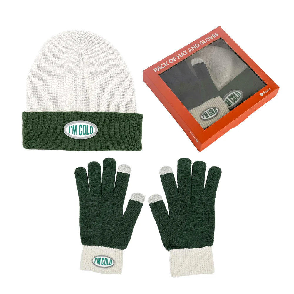 GIFTBOX MUTS & HANDSCHOENEN - GROEN