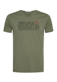 T-SHIRT BIKE MIX PEAK - DIRTY OLIVE