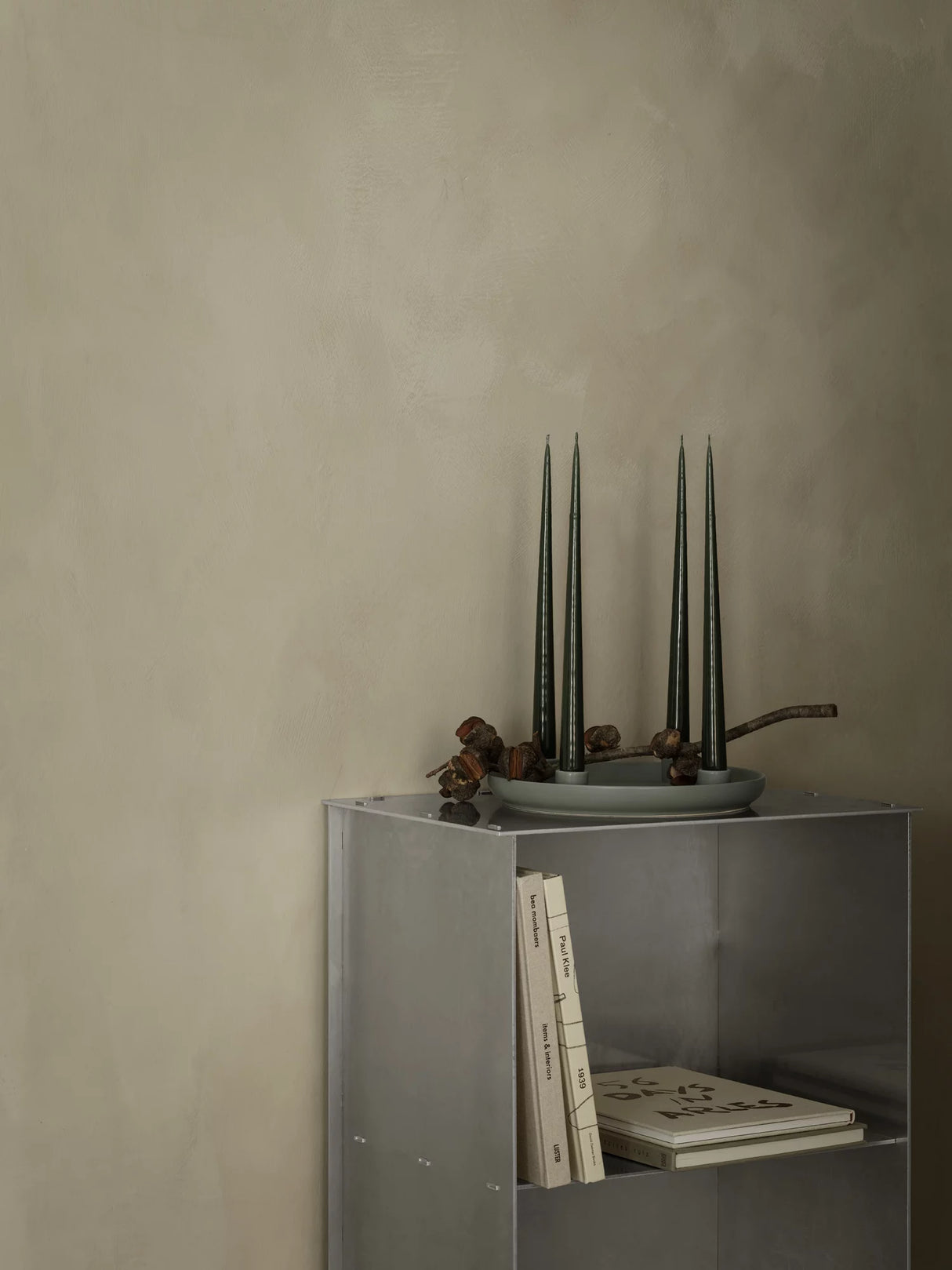 VELA KANDELAAR - AGAVE GREEN