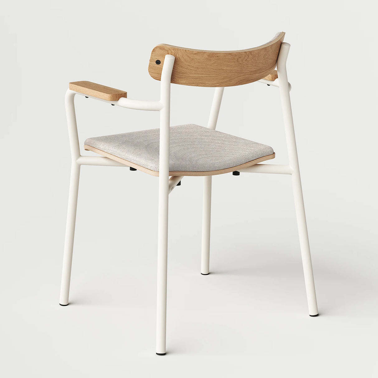 ETUDE STOEL - STOF VERSIE MET ARMLEUNINGEN