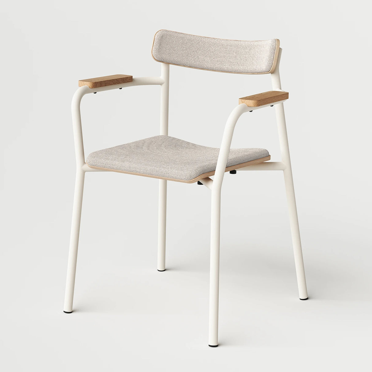 ETUDE STOEL - STOF VERSIE MET ARMLEUNINGEN