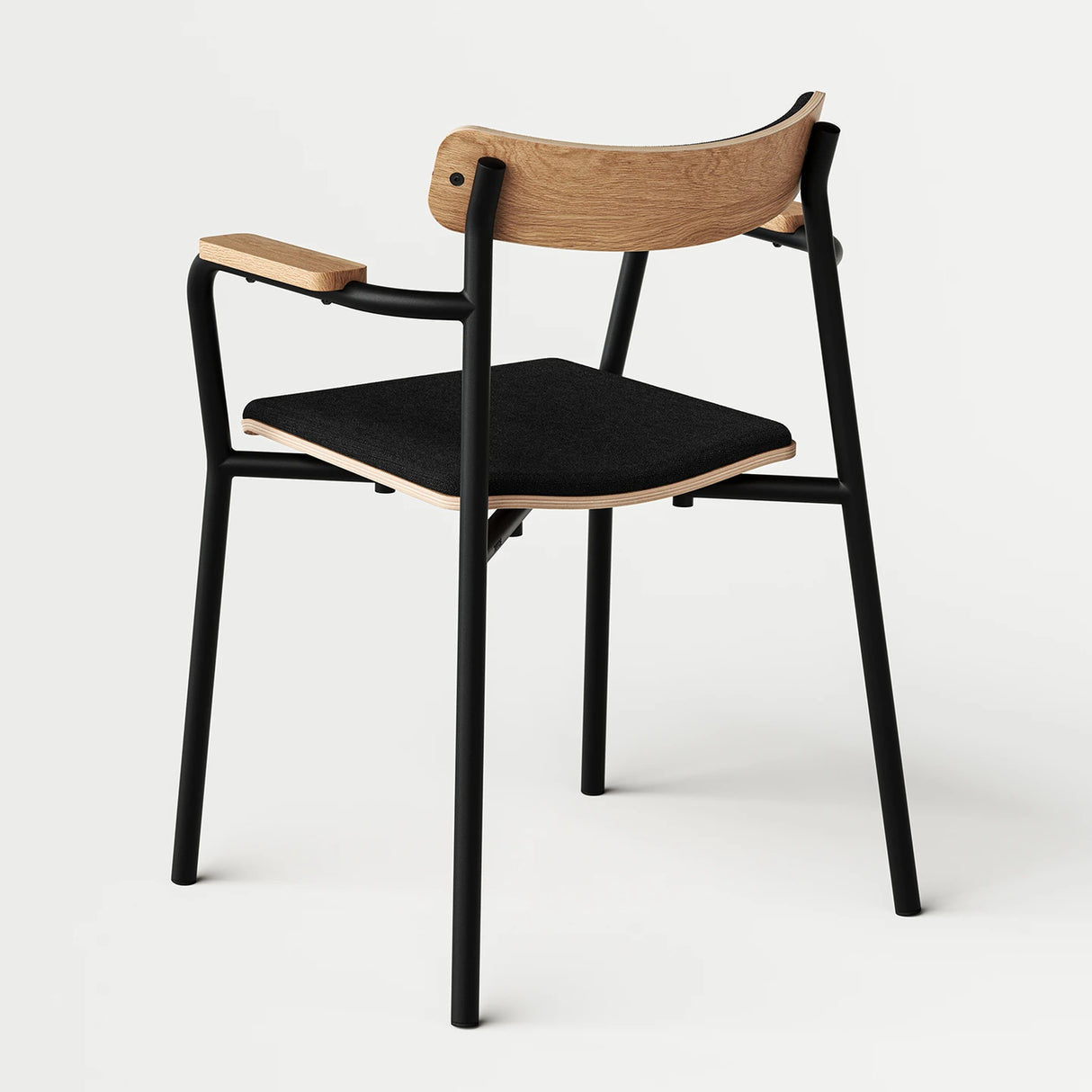 ETUDE STOEL - STOF VERSIE MET ARMLEUNINGEN