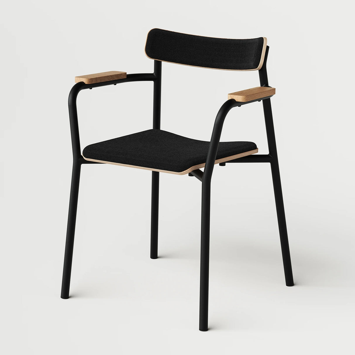 ETUDE STOEL - STOF VERSIE MET ARMLEUNINGEN