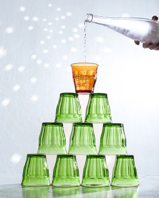 WATERGLAS PICARDIE - AMBER