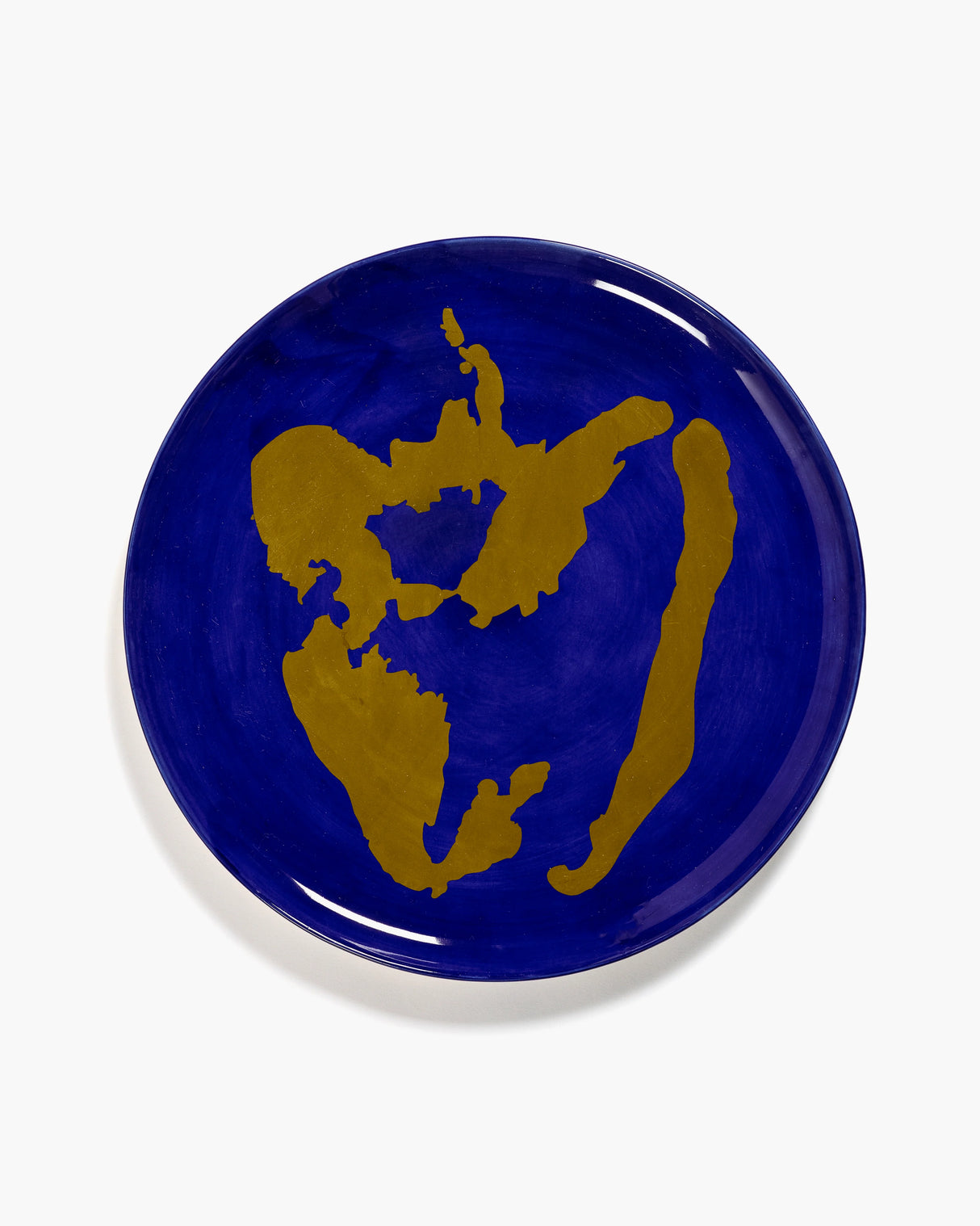 OTTOLENGHI SERVEERBORD - BLAUW / GOUD