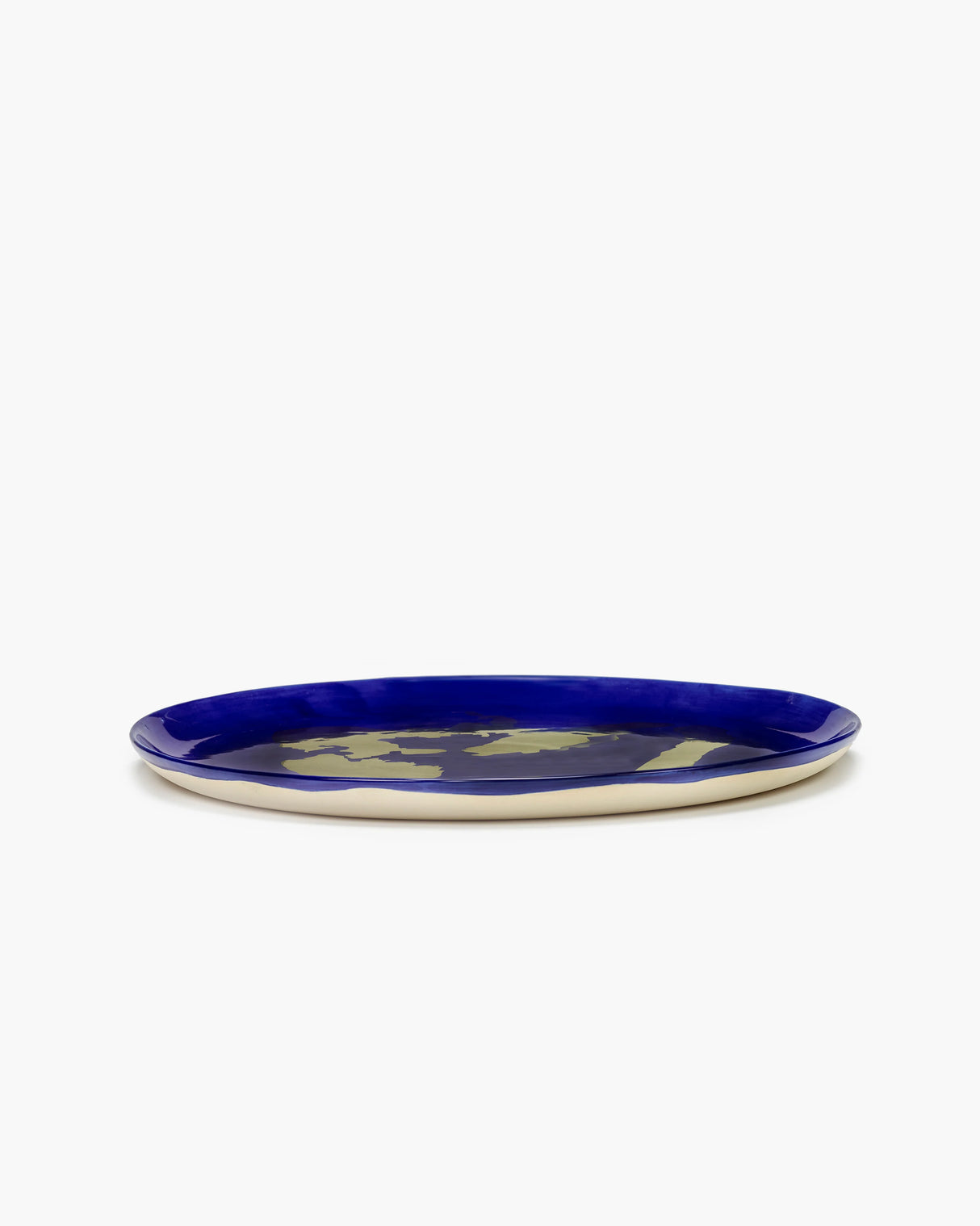 OTTOLENGHI SERVEERBORD - BLAUW / GOUD