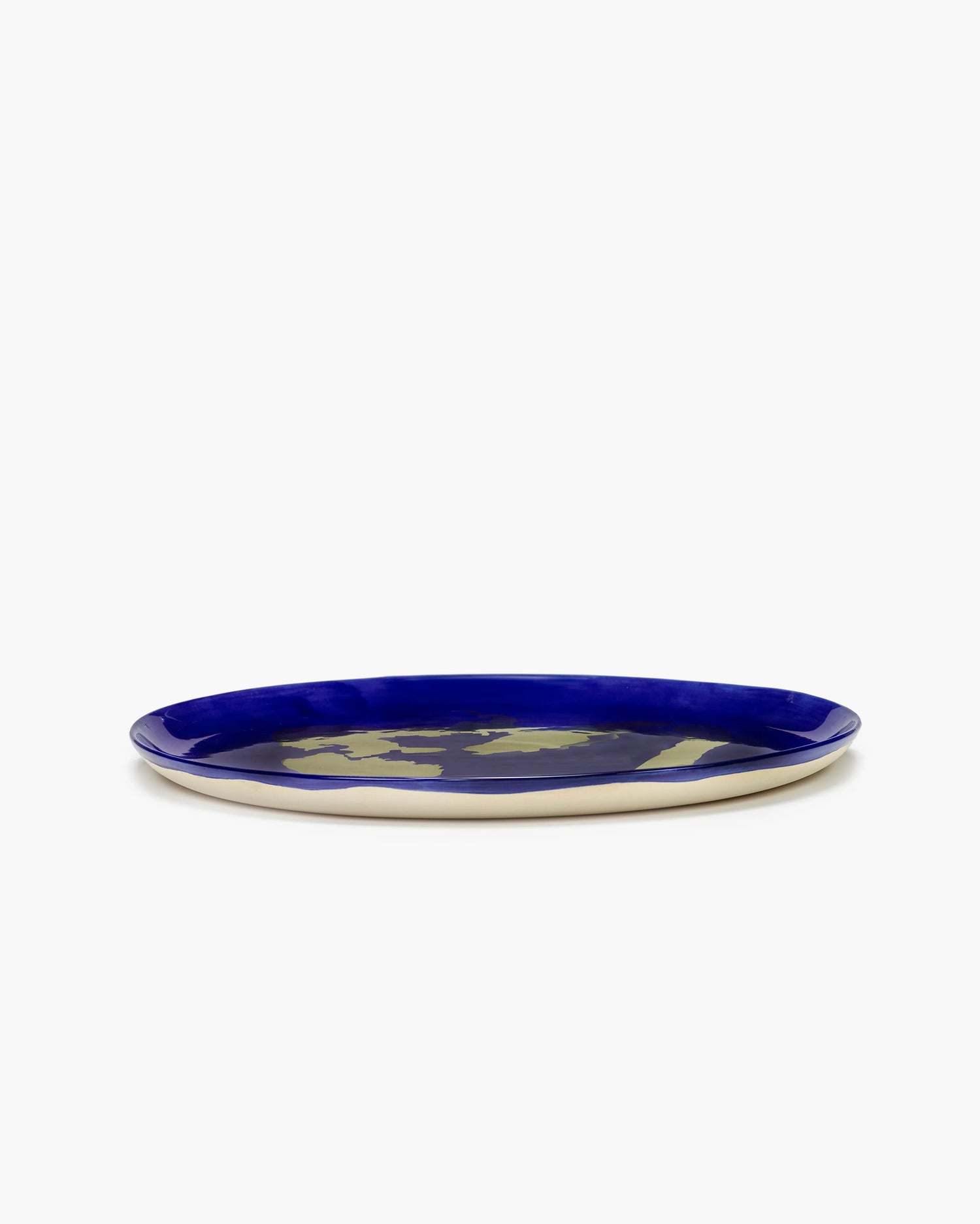 OTTOLENGHI SERVEERBORD - BLAUW / GOUD